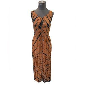 YFB Young Fabulous & Broke Tie-Dye Maxi Dress – Size M